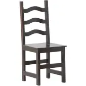 MiaMöbel Stuhl Massivholz - 100 x 45 x 44 cm - Für Esszimmer & Küche - Rustikaler Kolonialstil - Sitzhöhe von 44 cm