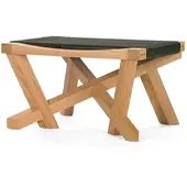 ClassiCon - Volkshaus Hocker, Eiche natur / waldgrün