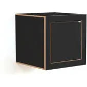 AMBIVALENZ - Fläpps Box Nachttisch 40 x 40 cm, schwarz