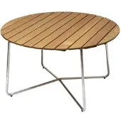 Grythyttan Stålmöbler Grythyttan - 9A 120 Gartenesstisch Ø 120 cm, Eiche geölt