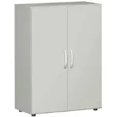 Geramöbel Aktenschrank 80 cm 3 OH grau, 80x110.4x42 cm