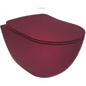 Creavit RIMOFF Wand-WC Berry randlos antibakteriell wassersparend modernes Design