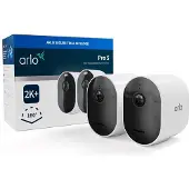 Arlo Pro 5 - Netzwerk-Überwachungskamera - Außenbereich - wetterfest - Farbe (Tag&Nacht) - 2688 x 1520 - Audio - drahtlos - Wi-Fi (Packung mit 2)