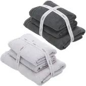 Vossen 6-teiliges Hand- und Duschtuch-Set, 67 cm