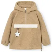 Mini A Ture Matarman Sherpa anorak. GRS travertine beige (0341) 8y