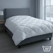 Allergovita Faserdecke warm kochfest, Füllung: 100% Hohlfaser 155x200 cm