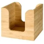 Duni Besteckkästen Multi, Bambus 11 x 11 cm Braun, 4 Stk/Krt (4 x 1 Stk)