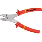 Projahn Kraft-Seitenschneider, VDE, 180 mm, Spezial-Werkzeugstahl, Mehrkomponenten-Griff