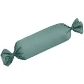 TRAUMSCHLAF Uni Mako-Satin Kissenbezüge Nackenrollenbezug 15x40 cm | salbeigrün - grün