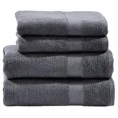 Done. Handtuch-Set DELUXE uni 100% Baumwolle 4tlg.