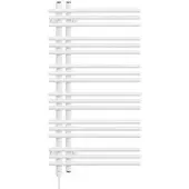 Zehnder Design-Heizkörper Yucca Asym elektrisch, 922x47x478 mm, White Matt, IP65