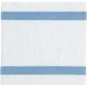 Feiler Handtücher Exclusiv mit Chenillebordüre Seiftuch 30x30 cm | hellblau - blau