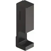 Hewi System 900 Desinfektionsspender, Wandmodell, Edelstahl, pulverbeschichtet, Farbe SC (Dunkelgrau Perlglimmer tiefmatt)