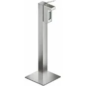 Hewi System 900 Desinfektionsspender Säule Edst., matt geschliffen, weiß pulverlackiert, 1000 ml