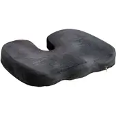 Lescars Memory-Foam-Sitzkissen für bequemes Sitzen im Auto, Büro u.v.m.