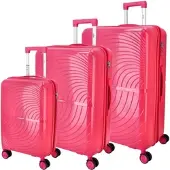 DYX 4 Rollen Trolley 3er Set S/M/L Paris fuchia