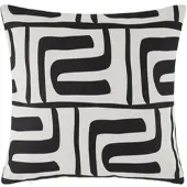 Premium Living Zierkissen Ottawa Schwarz/Beige ca. 40x40cm