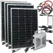 Revolt 600W (4x150W) MPPT-Balkon-Solaranlage + 800W On-Grid-Wechselrichter