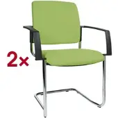 Topstar 2er-Set Besucherstuhl »BtoB 20« grün, 48x47 cm