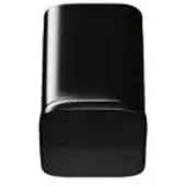 Burgbad Vry UNIVERSALhaken, schwarz matt, 20mm, ACJV001