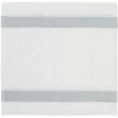 Feiler Handtücher Exclusiv mit Chenillebordüre Seiftuch 30x30 cm | silber - grau