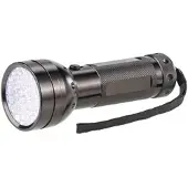 Lunartec 2in1-UV-Taschenlampe und Geldscheinprüfer, 51 LEDs und Batteriebetrieb
