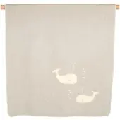 David Fussenegger Kinderdecke Maja 'Wale' 100 x 150 cm Filz - Grau