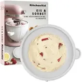 KitchenAid Eismaschine Eisbereiter + Buch mit 70 Rezepten