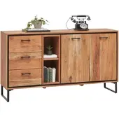Momax Sideboard Shiva Schwarz/Akaziefarben