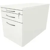 Fm Büromöbel Rollcontainer »Fastline« mit Hängeregistratur weiß, 43.4x52x80 cm