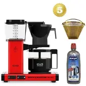 Moccamaster Filterkaffeemaschine KBG Select Red Aktionspaket