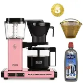 Moccamaster Filterkaffeemaschine KBG Select Pink Aktionspaket