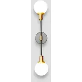 Bistromania Wandlampe BRASSERIE 2 Globen - H 83 cm