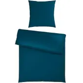 Premium Living Bettwäsche Xenia Uni Blau ca. 135x200cm