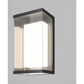Maytoni Außenwandleuchte Baker Street Schwarz max. 10 Watt Wandlampe