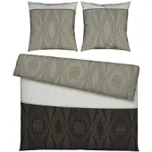 Modern Living Bettwäsche Erik XXL Grau ca. 200x200cm