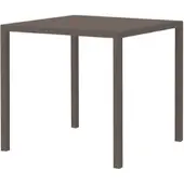 Vermobil Quadratischer Gartentisch Quatris 90x90x75 cm bronze