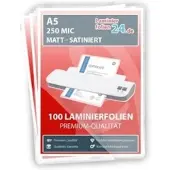 L24 Laminierfolien A5, 2 x 250 Mic, matt