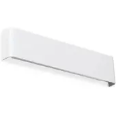Ideal Lux Wandlampe Delta, weiß / opal, für Wohn- / Esszimmer, Aluminium, Modern, LED Wandleuchte, Wandlampe Innen