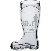 Luxentu Bierstiefel 0,5l mit Gravur - Bierfass