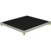 Edelstahl Eichenwald Modell 70 WPC Plattform für Solarduschen in Anthrazit