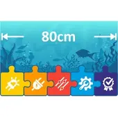 LEDaquaristik GmbH eco+ LED Beleuchtung für ein 80cm Aquarium | Komplett-Set