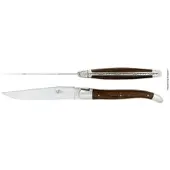 Laguiole Tafelmesser Walnuss 2er Set