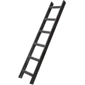 Www Alu-Dachleiter mit 6 Sprossen 1,68 m anthrazit