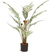 Fleur Ami Goldtüpfelfarn Phebodium aureum Kunstpflanze 95 cm