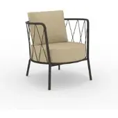 Vermobil Daisy niedriger Lounge-Sessel bronze, ecru