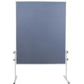 BI-Office Moderationstafel blauer Filz 120x150cm
