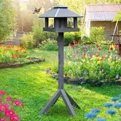 Voss.garden Futterhaus Vejers mit Standfuß