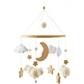 Playtastic Baby-Mobile mit Sternen, Wolken und Schafen