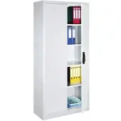 OTTO Office Stahlschrank mit Flügeltüren 93 x 195 cm grau, 93x195x40 cm